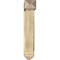 Ekena Millwork Traditional Arts and Crafts Rough Sawn Bracket w/ Offset Brace, Douglas Fir, 8"W x 32"D x 44"H BKT0806X32X44TRA03RDF - alternate 3